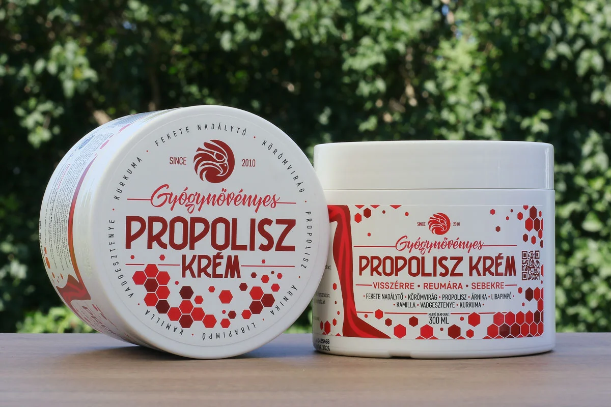 Mannavita Propolisz krém gyógynövényekkel, 300ml
