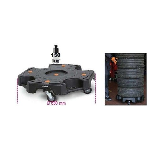 Gumiabroncs szállító/tároló állomás